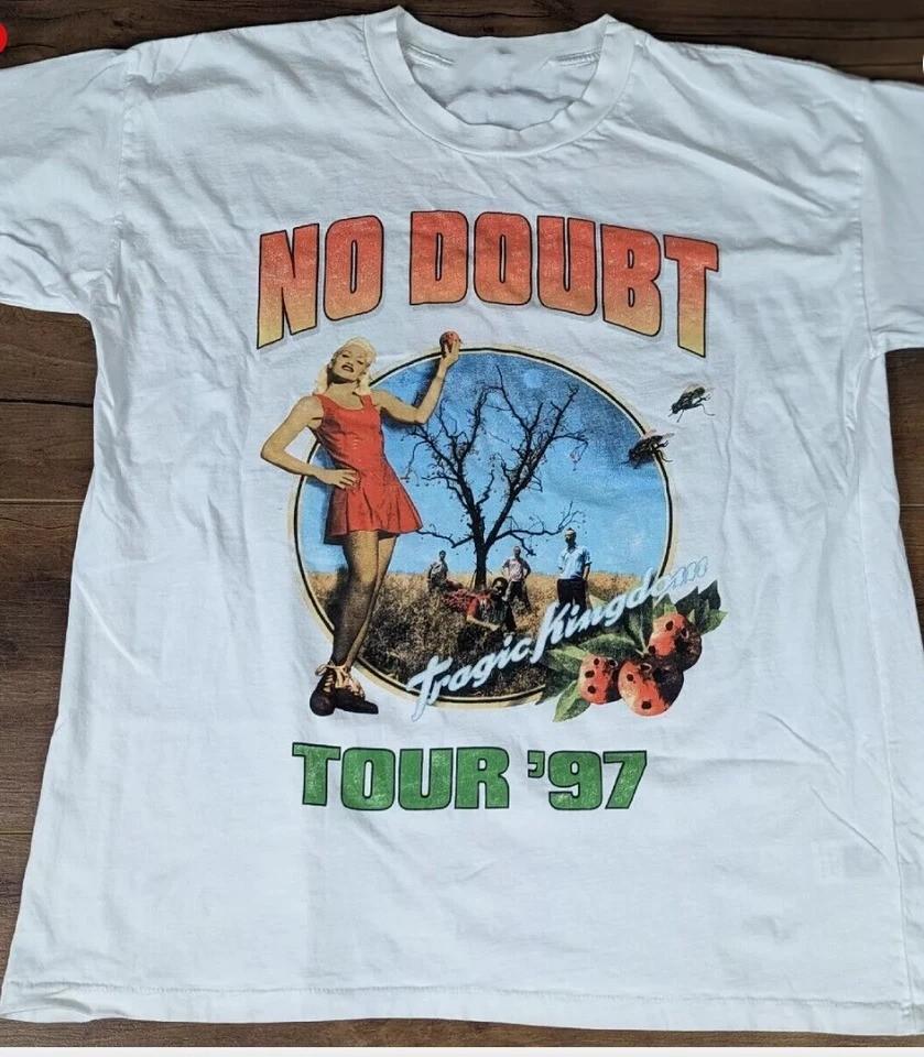 Vtg No Doubt Cotton White All Size Unisex Shirt