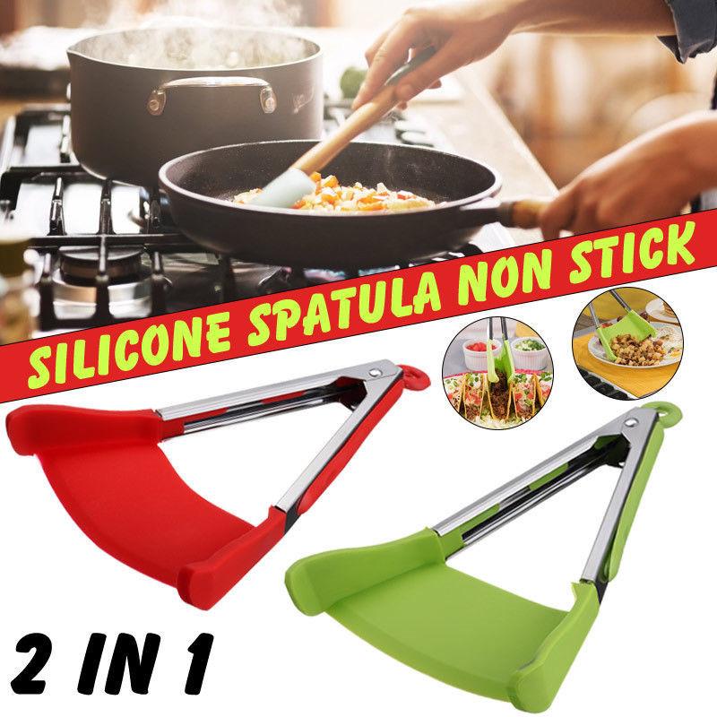 Modern minimalistisk matklämma i silikon köksredskap 9 12 tum klämma värmebeständig matklämma