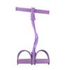 4 Tube Elastic Pull Rope Sit Up Training Pedal Resistance Band   Stretching Fitness Equipment