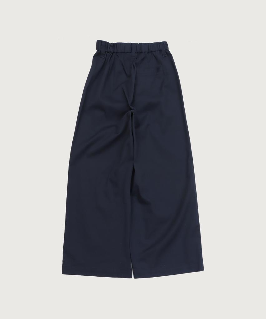 CHAMPION Women'S C-Logo Cotton Wide Pants Dark Navy