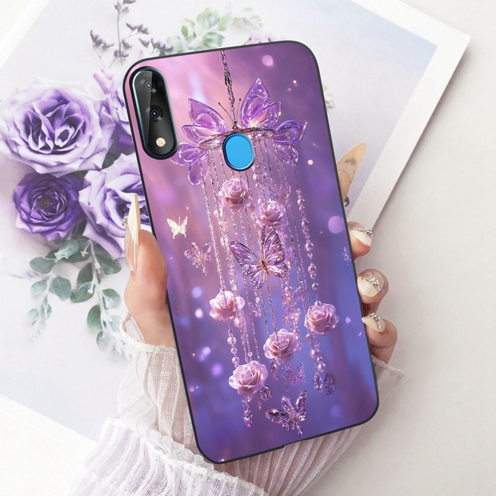 Phone Case For ZTE Blade V10 Cover Silicone Cute Cat Fashion Funny Painted Casing For ZTE Blade V10 2019