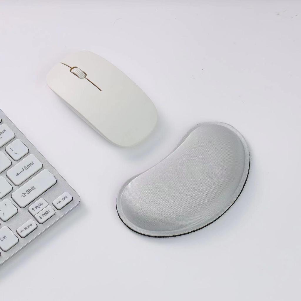 Gummi Maus Handgelenkstütz-Set - Rutschfest, Bequemes Hand- und Handflächenpolster für Büro-Tastatur