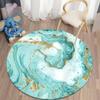 Circular Carpet In Galaxy Space Living Room Bedroom Bathroom Soft Flange Floor  Decoration Non Slip