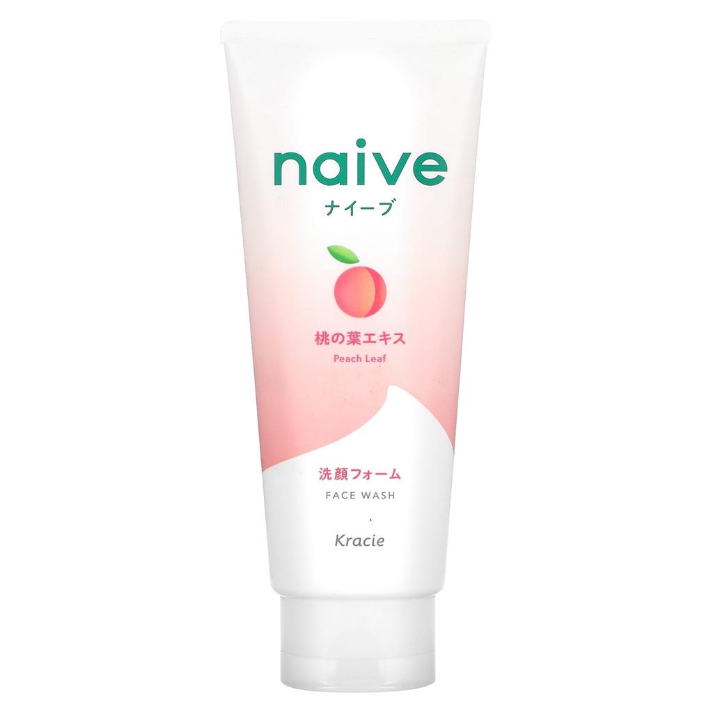 Kracie Naive, Face Wash, Peach Leaf, 4.5 Oz (130 G)