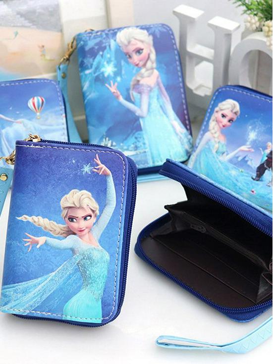 Trendy Japanese & Korean Cartoon Princess Coin Purse for Girls
