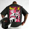2026 Summer Dragon Ball Anime Cotton Tshirt Goku Printed Mens and Womens Street Trendy Loose Casual Family Parent Child Tops
