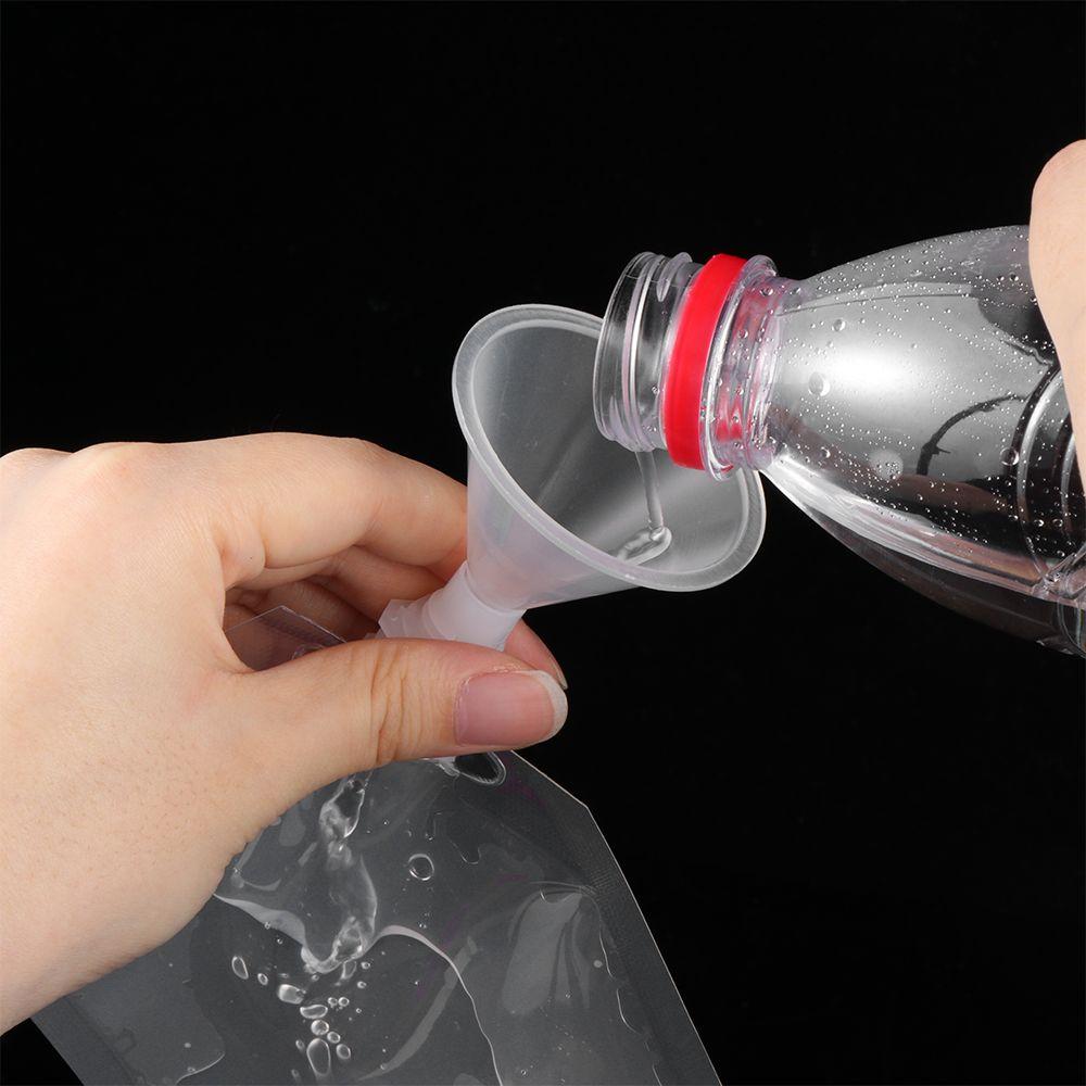 Liquid Funnel Transparent Outdoor Food  Storages Storage Bag Juice Stockpile Spout Pouch
