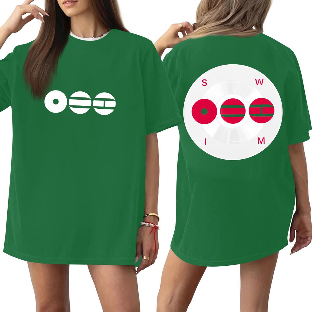 Women's Casual Letter Print Short-sleeved Top T-shirt