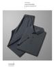 Men's Ice Silk Seamless Short-Sleeve Sports Suit - Summer Thin Two-Piece Set for Middle-Aged Dads (2025)