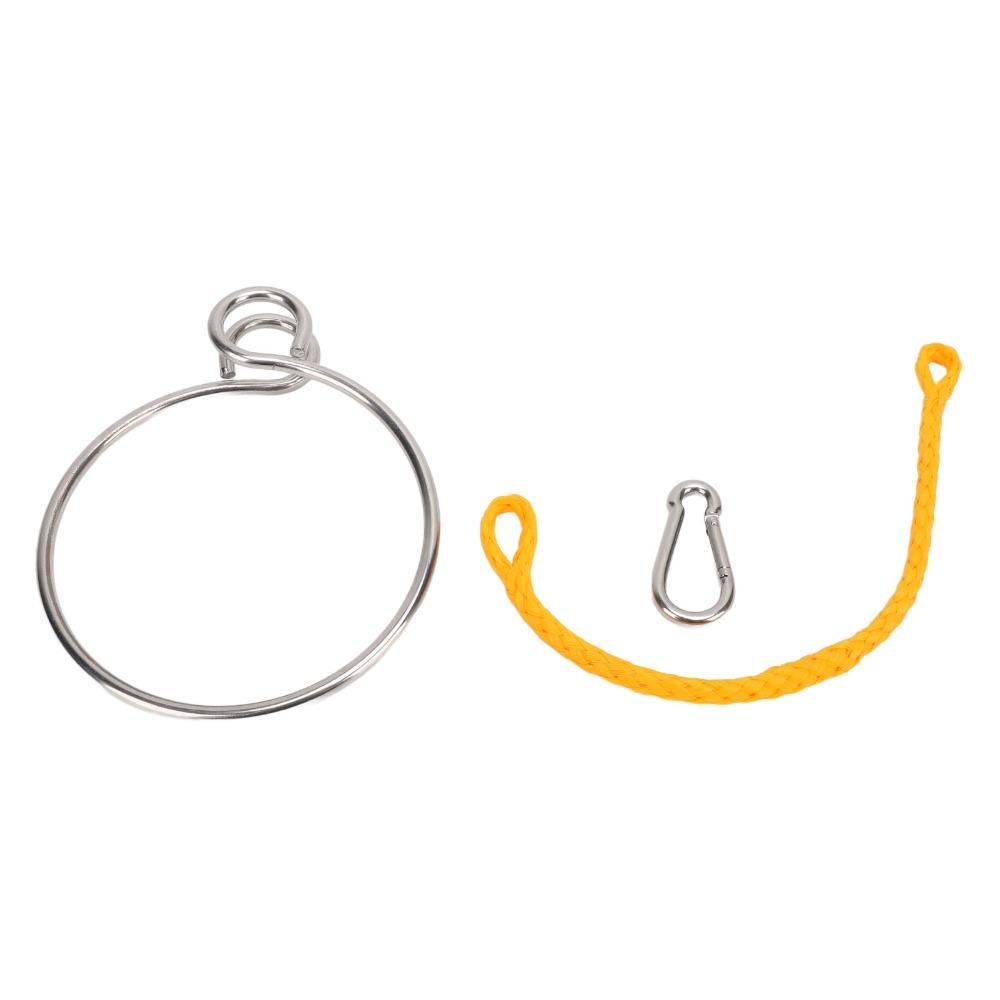 6mm Diameter Stainless Steel Retrieval Ring Marine Assist Retrieval Ring  Water Sports