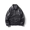 American Retro Biker's Leather Jacket Coat Men's Short Spring and Autumn Leisure Lapel Leather Jacket Export Men's Wear Workwear Jacket