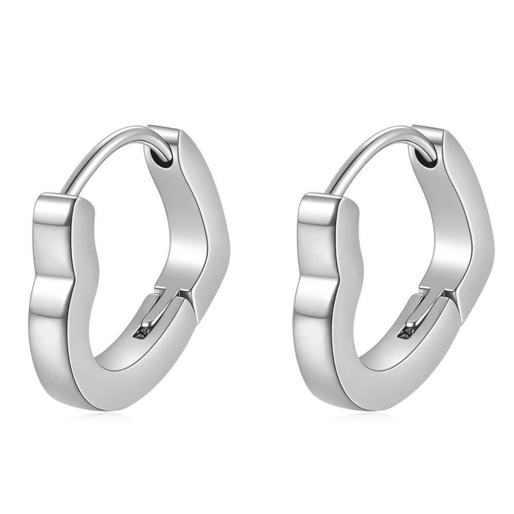 Elegant 18K Gold Heart Hollow Stud Earrings for Women & Students - Versatile & Fashionable
