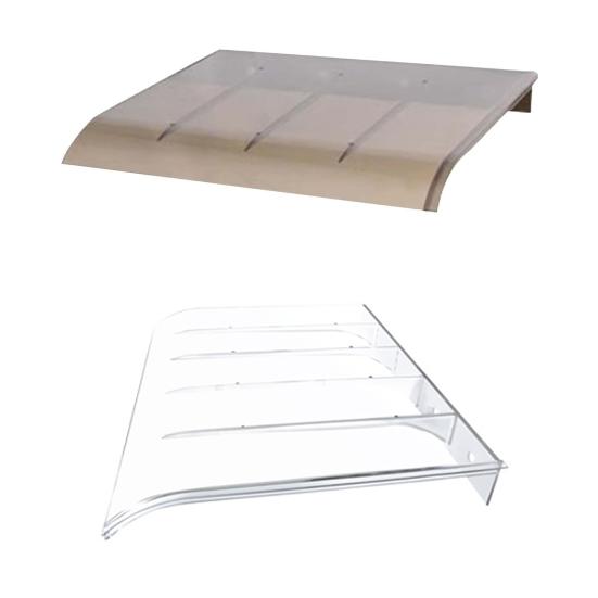 Auvent Invisible, auvent de porte, fenêtre de toit, couverture transparente d'auvent d'entrée pour la Protection du balcon extérieur