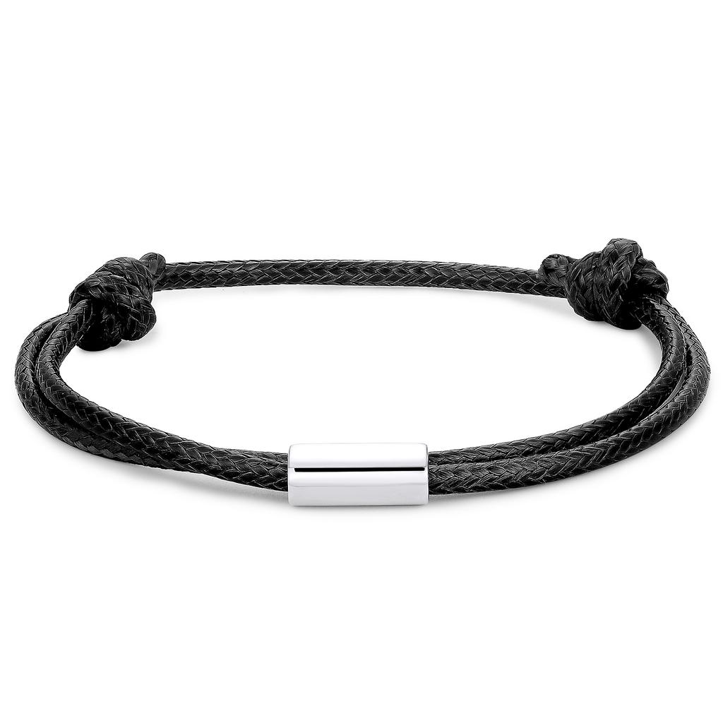 Customize Woven Korean Waxed Polyester Cord Bracelet Handmade Adjustable Thread Rope Bracelets Gift For Women Men