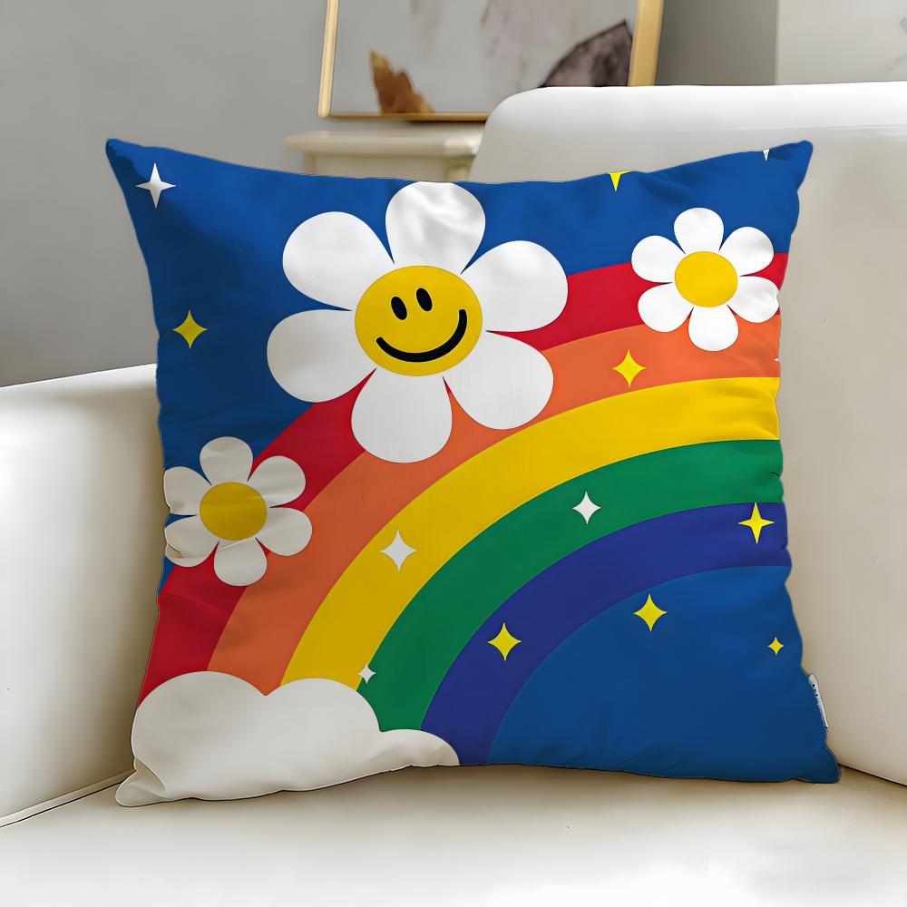 Beliebte Marke wiggle wiggle Kissenbezug Weich Leicht zu waschen Kissenhülle Vielseitig für Sofa Bett Reise und Büro