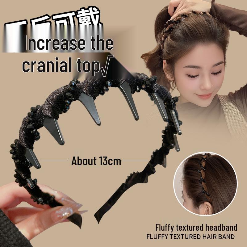 2025 Women's Luxury Pearl Skull Headband: Stylish Fashion Accessory for Face Washing
