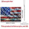 Acrylic Flat Cartoon Decorative Pendant, Car Rearview Mirror Decoration, Backpack Pendant