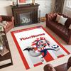 Atletico Madrid Customizable Name Carpet Perfect for Decorate room Living Rooms Outdoor Bedrooms Anti-slip Rug Decorate Offices Gift for Festivals