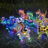 4D Cartoon Glow Foil Balloons Elephant Stand Walking Balloon With Wheel For Kids Birthday Party Decoration Baby Shower