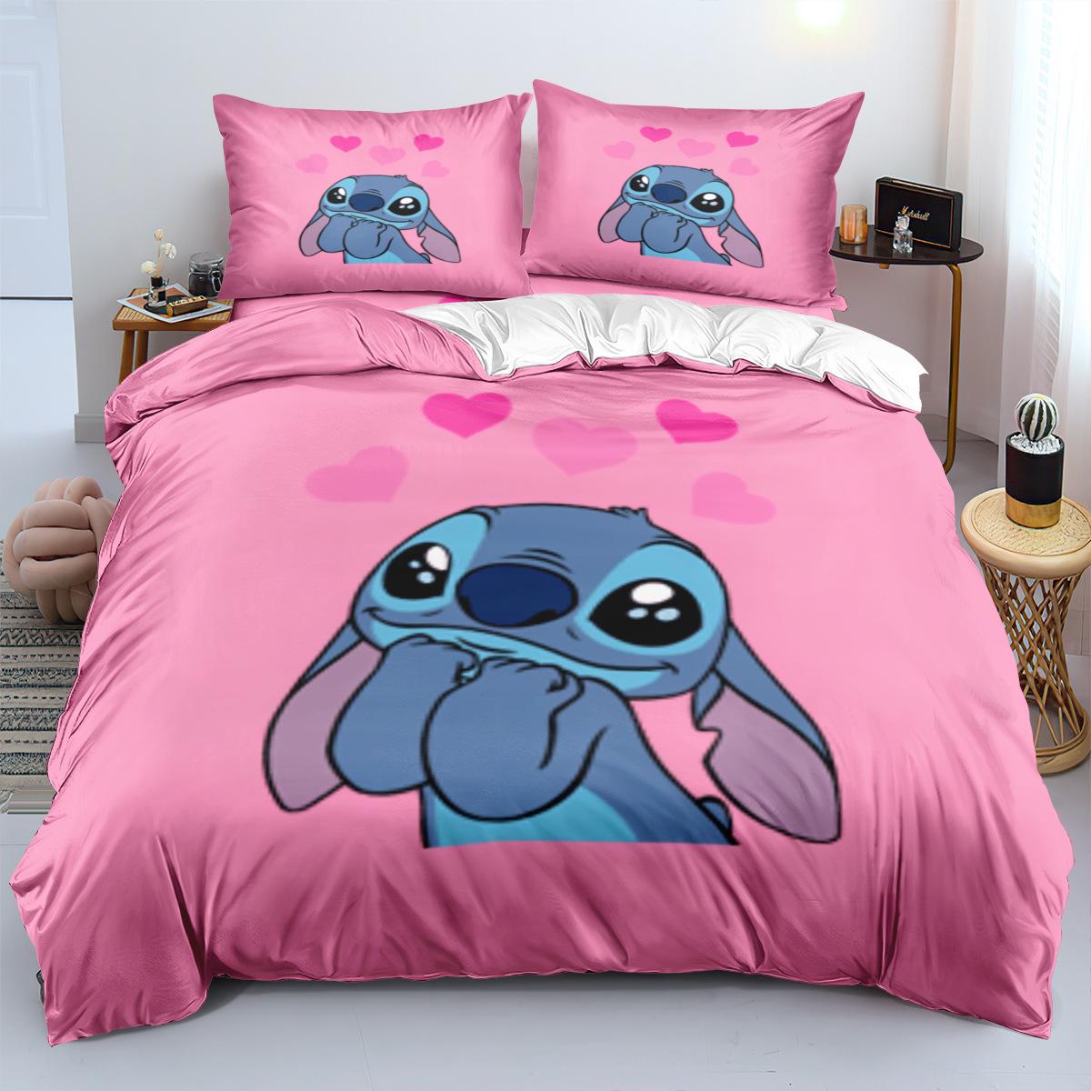 

Постельное белье из трех предметов 90-120 г абразивная ткань 3D цифровая печать 90 * 200