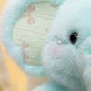 Little Elephant Plush Toy Lovely Cozy Fluffy Good Night Cartoon Doll Warm Sleeping Companion Xmas Gift for Kids