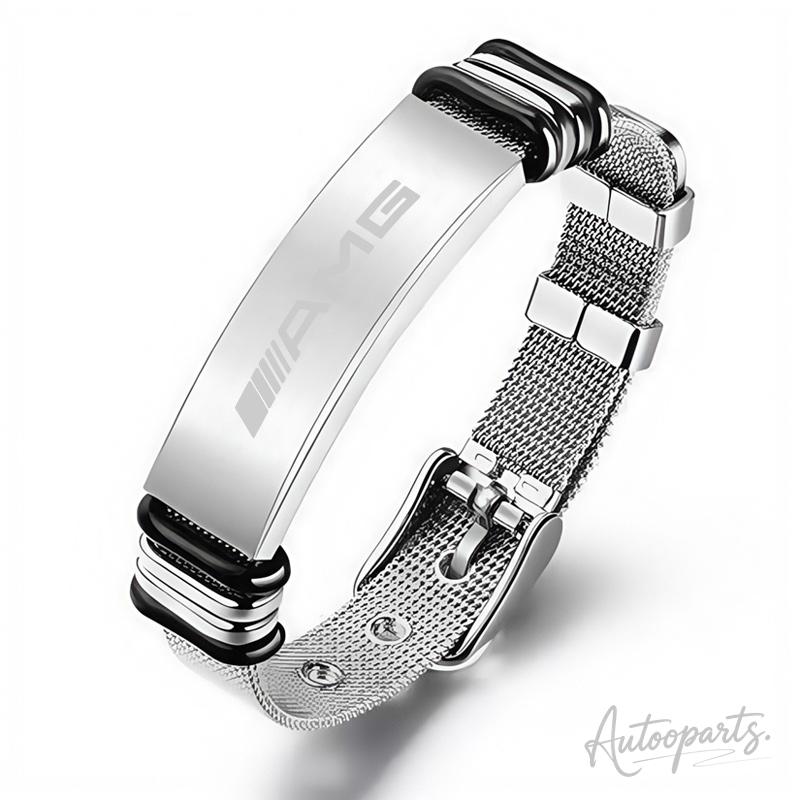 For Mercedes Benz AMG A C E S G Class GLC CLE CLA GLB GLS W177 W205 W213 Fashion Car Stainless Steel For Men Boy Accessory Gift FF2