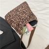 Leopard Pattern Shoulder Bag Women Large Tote With Zipper For Commuting And Travel