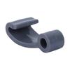 J Shaped Hook Nylon Lashing Hook Black ABS PP Tie Down Kayak Accessories for Boating Paddle Board Canoe Outdoors
