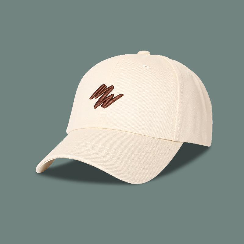 Versatile wide brim show face small shade baseball cap children deep top big head circumference outdoor embroidery cap men