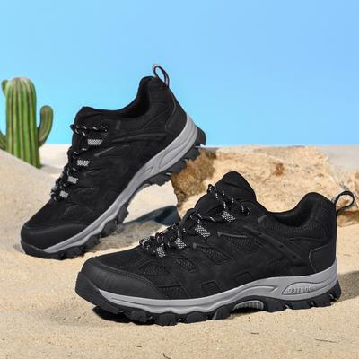 Travel Hiking Shoes Non-slip Soft-soled Shoes Sports Shoes Wear-resistant Men's Mesh Hiking Shoes Large Size Men's Shoes