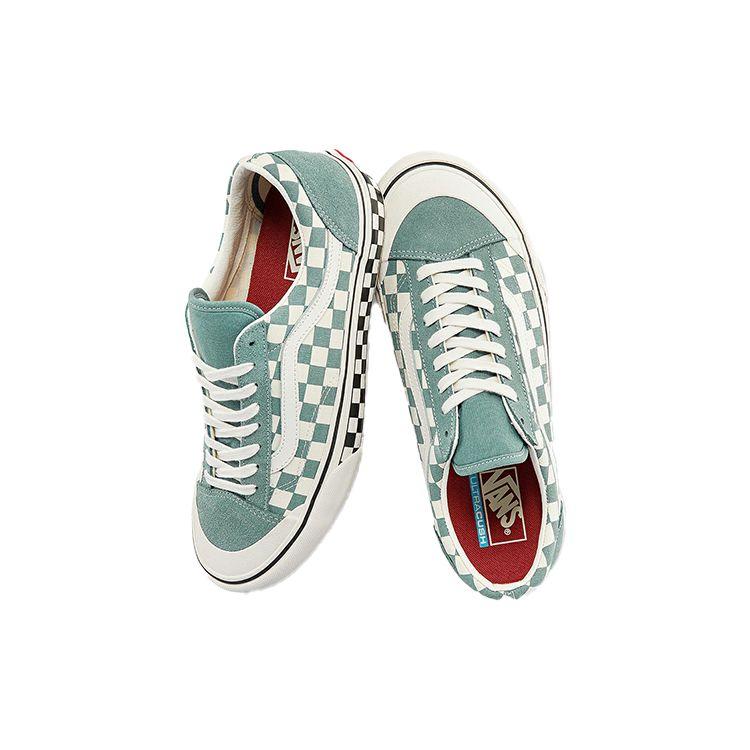 Vans Style 36 SF Checkerboard - Green Unisex Sneakers Marshmallow VN0A3ZCJB8O