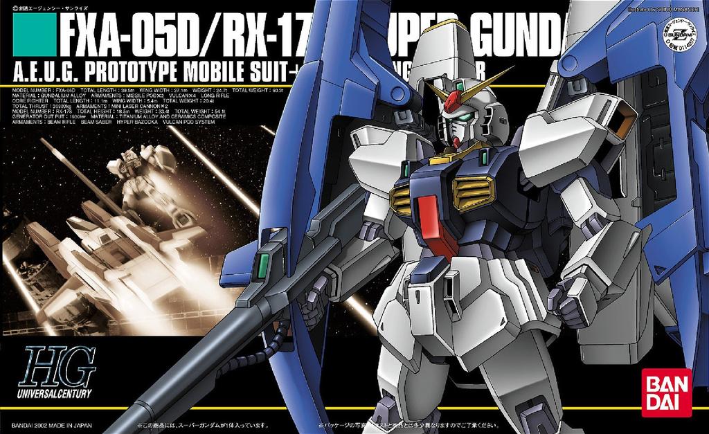 HGUC Super Gundam Suit Z 1/144 FXA-05D+RX-178 (Mobile Gundam)