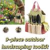 Ergonomic Garden Hand Tool Set Rust-Proof Planting Gear Gardening Tools  Transplanting