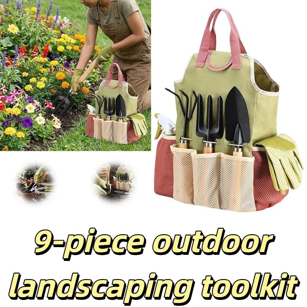 Ergonomic Garden Hand Tool Set Rust-Proof Planting Gear Gardening Tools  Transplanting