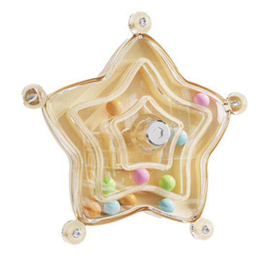 Parrot Spinner Toy Plastic Rotating Wheel Birds Chew Toy Star Shaped Spinning