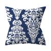 Navy Blue Mandala Nordic Geometric Pillowcase 45x45 Cushion Cover Decorative Pillow Sofa Cushion Home Decor Polyester