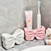 Cute Bow Toothbrush Holder, Bow Personalized Decoration, Bow Shaped Toothbrush Holders, Bathroom Countertop Accessories