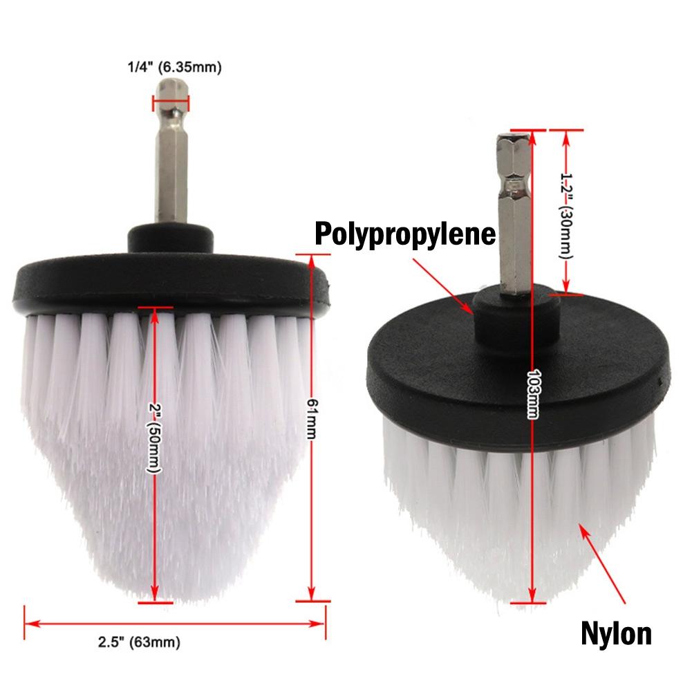 Home Drill Brush Cone Electric Drill Brush Floor Tile