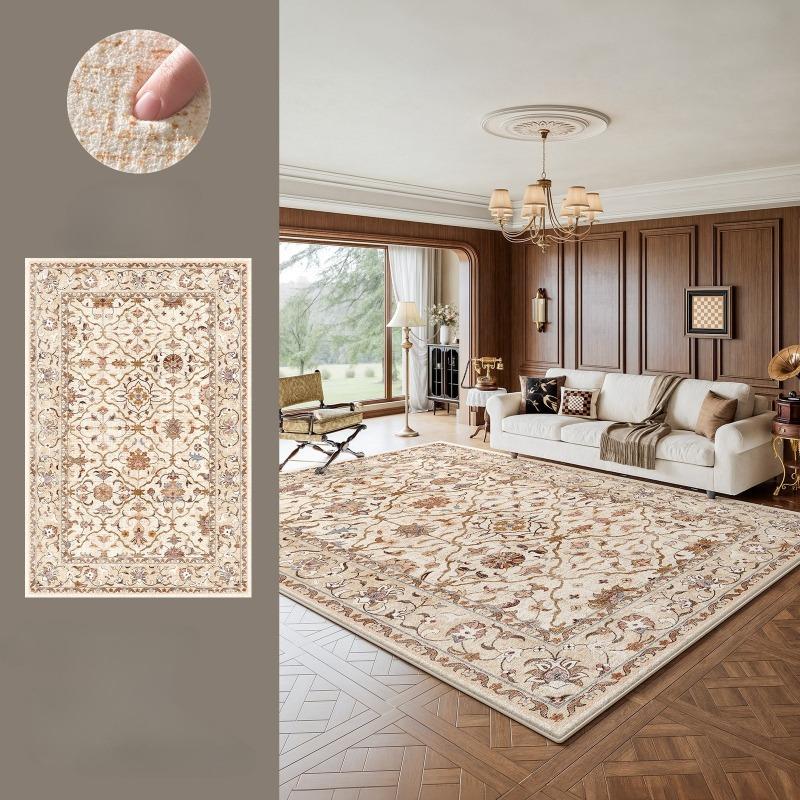 Carpet for Living Room Persian Vintage Sofa Coffee Floor Mat Soft Non-slip Machine Washable Rug Home Decor Bedroom Bedside Rugs