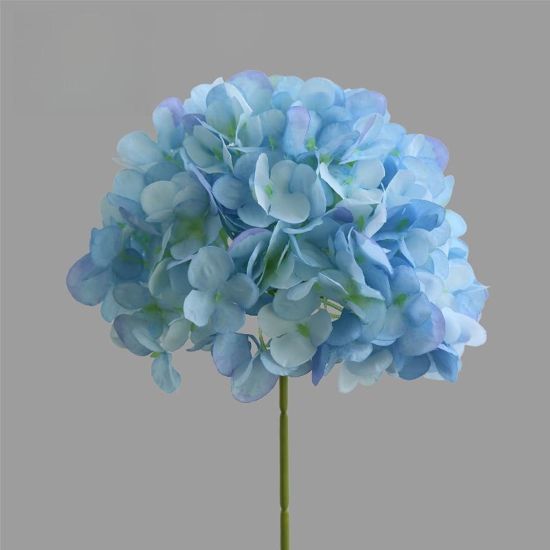 

10pcs/lot 70cm Simulation Hydrangeas Branch Silk White Flowers Restaurant Decoration Artificial Hydrangea Plant Fake Flower світло-синій колір