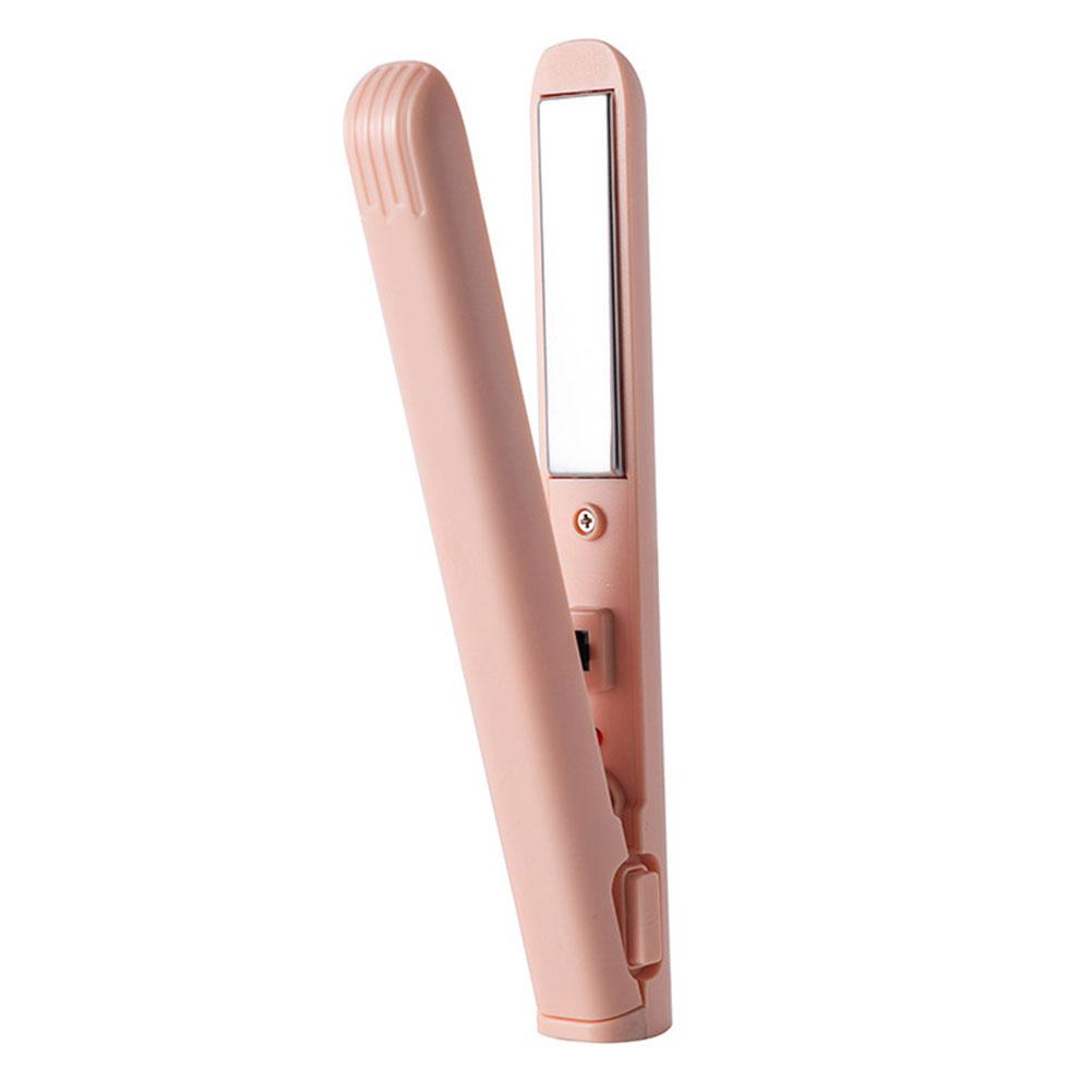 Выпрямитель и плойка для волос 2 в 1 Мини-плойка Портативная дорожная плойка для завивки волос Плойка для коротких волос Локоны Челка