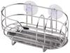 Pearl Metal Sponge Scouring Pad Rack, Stainless Steel, with Suction Cups, Dualis Series, Made In Japan, H-5649