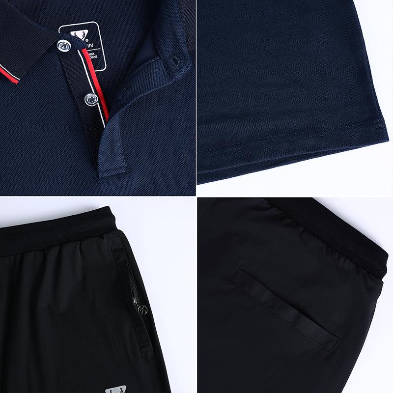 Custom Lapel Polo Shirt for Couples - Unisex Short Sleeve Casual Workwear with Printed Logo.
