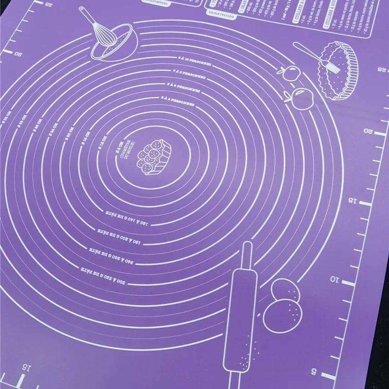 

Большой силиконовый коврик, кухонный коврик для замешивания теста, коврик для выпечки, кулинария, торт, кондитерские изделия, антипригарные раскатывающиеся подушечки для теста, инструменты, листы, аксессуары