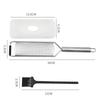 Stainless Steel Cheese Grater with Cover and Brush Tube Handle Lemon Grater Shredder Butter Chocolate Cheese Slicer Kitchen Tool