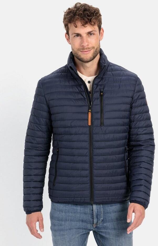 Winter Jacket Camel Active Quilted Jacket with Zip and Pockets Navy