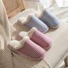 Cotton slippers women's spring and autumn winter indoor home use non-slip home winter warm men's plush customization