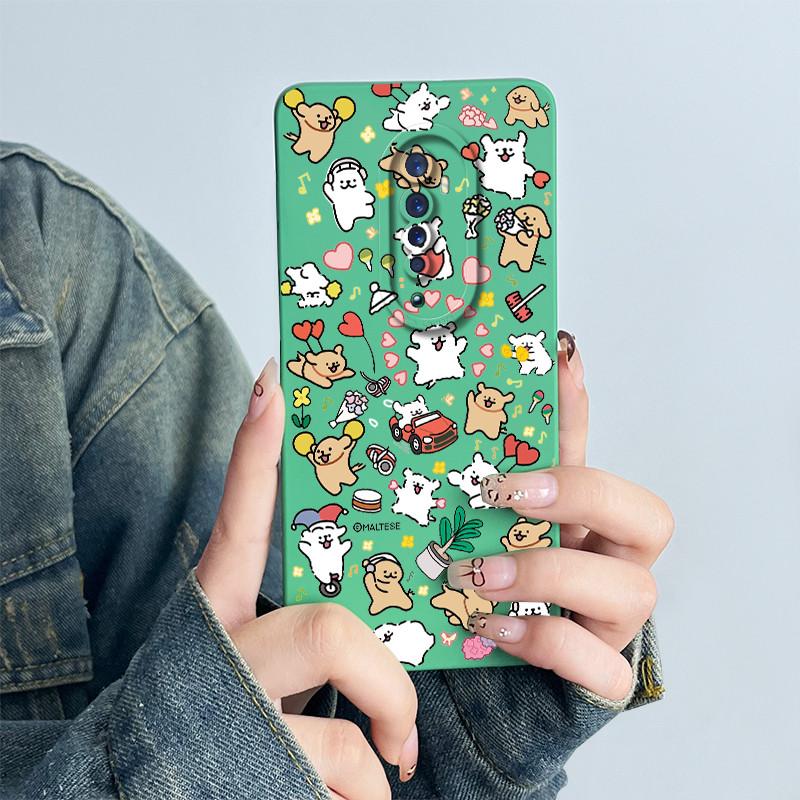 For OPPO Reno 2 Phone Case Reno2 CPH1907 Cover Soft Silicone Cute Cartoon Panda Flower Boys Girls Shell Protective Funda Casing