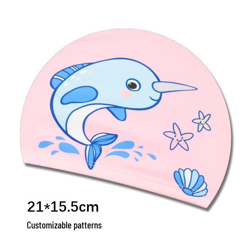 Söta tecknade badmössor för barn med öronproppar - Lös passform för pojkar och flickor