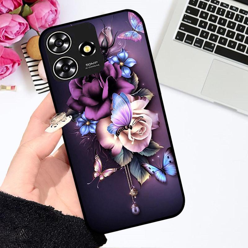 Etui Dla ZTE Blade V50 Smart Uroczy Astronauta Modne Odporne Na Wstrząsy Miękki Zderzak Dla ZTE V50 Wzór 4G Etui Dla ZTE Axon 50 Lite